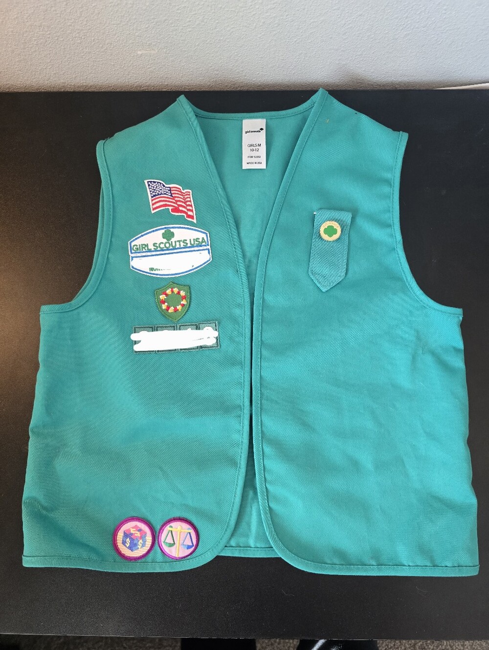 Girl Scout Juniors Vest